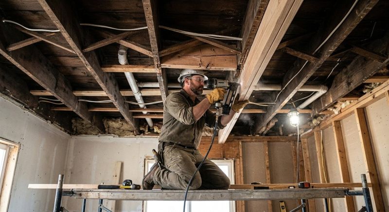 Ceiling Joist Repair in Wilmington, NC