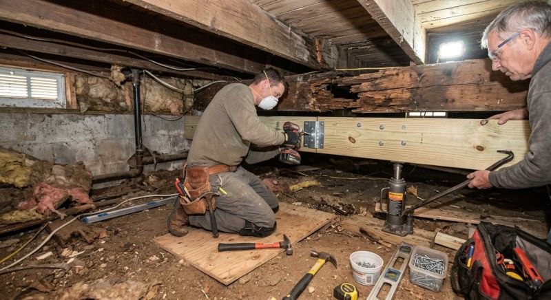 Ceiling Joist Repair in Wilmington, NC