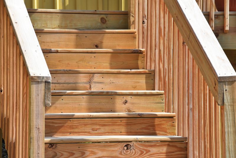 Curved Staircase Installation in Wilmington, NC