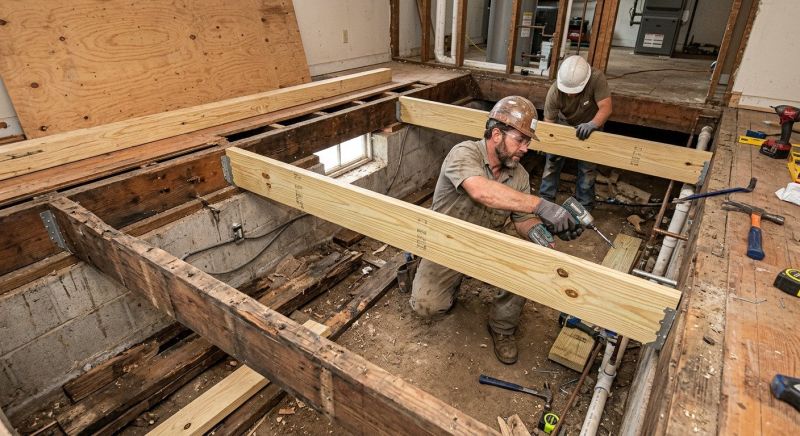 Floor Joists Repair in Wilmington, NC