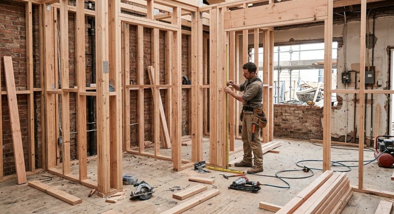 Home Renovation Framing in Kansas City, KS