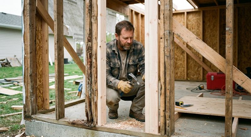 Roof Framing Repair in Kansas City, KS