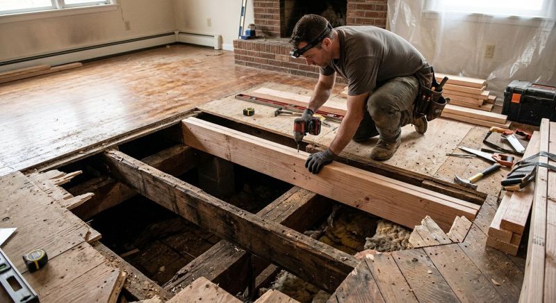 Structural Flooring Repair in Kansas City, KS