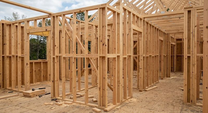 Timber Wall Installation in Conroe, TX